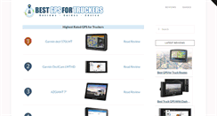 Desktop Screenshot of bestgpsfortruckers.com